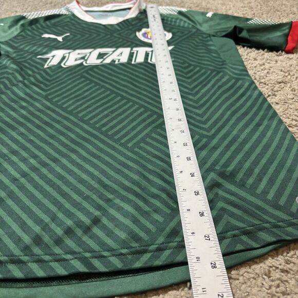 Puma CD Guadalajara Soccer Jersey Green 2017 2018 3rd Kit Men’s M Liga MX Tecate - Picture 6 of 8